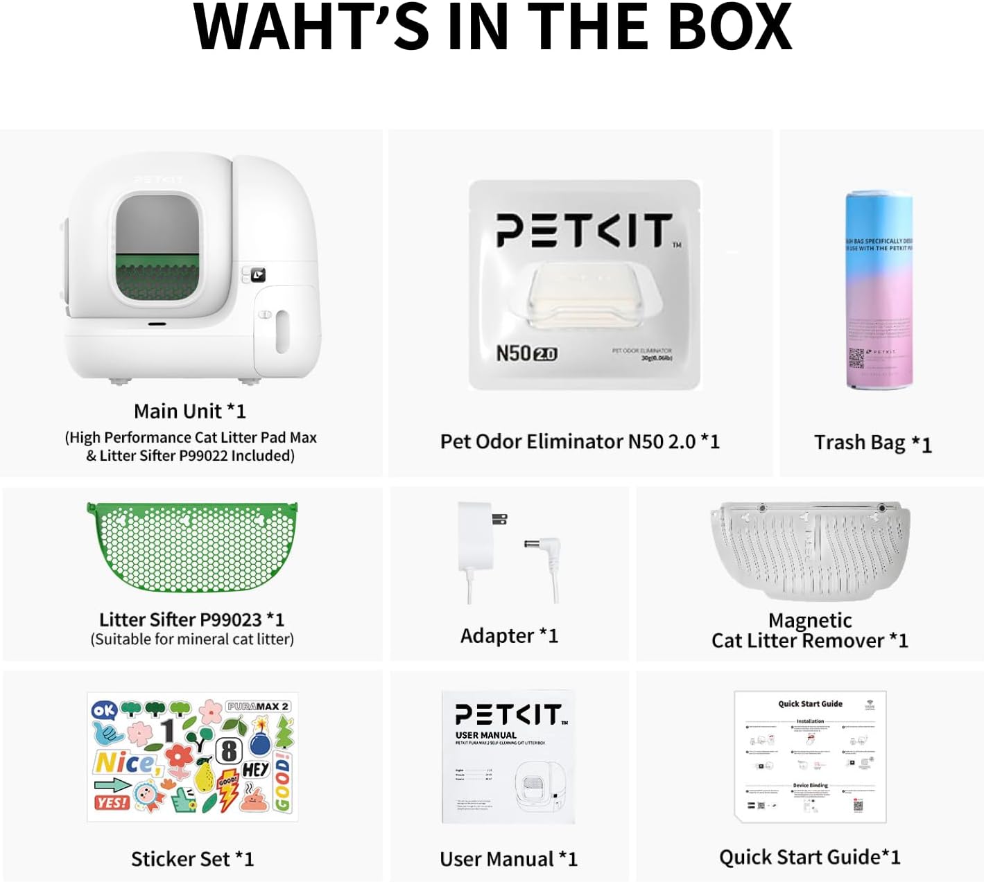 Automatic Smart Self-Cleaning Cat Litter Box