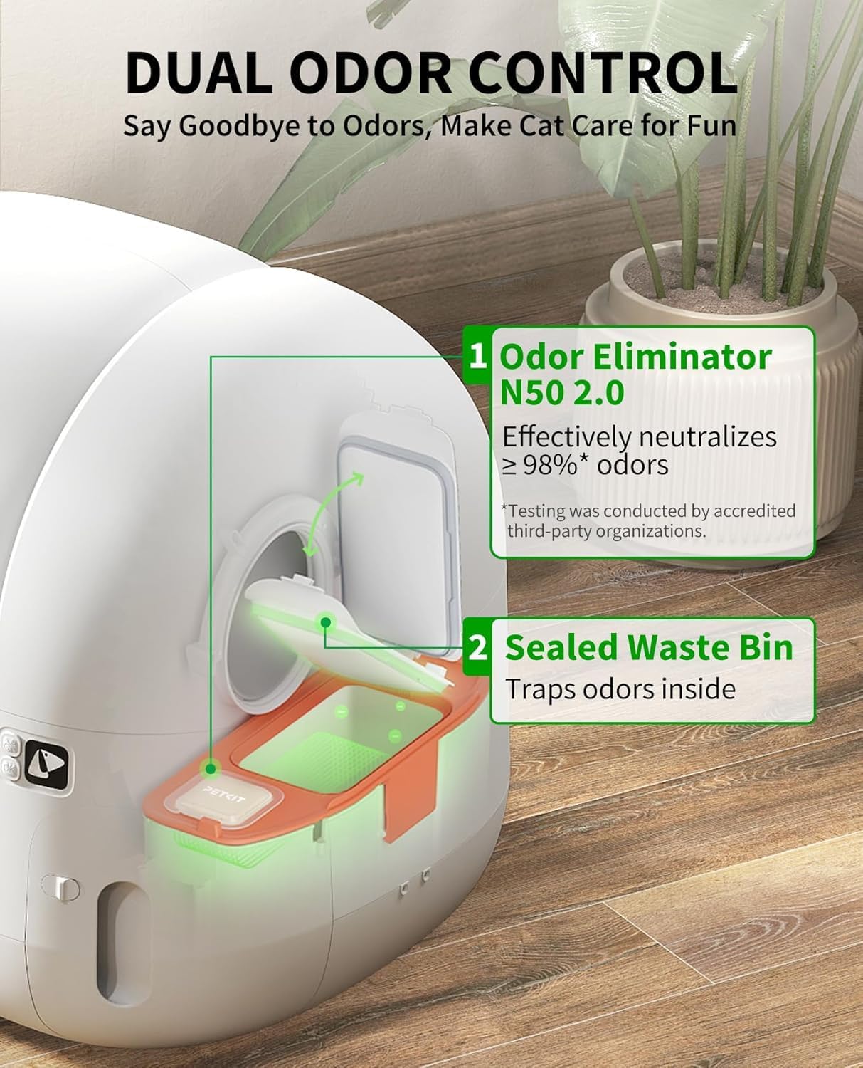 Automatic Smart Self-Cleaning Cat Litter Box